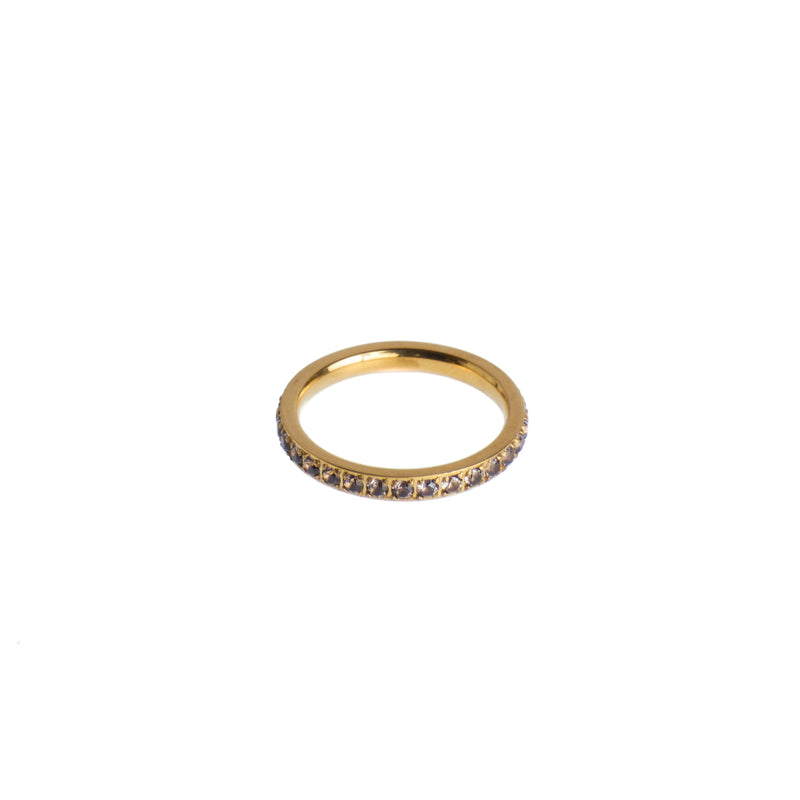 CRYSTAL RING GREY