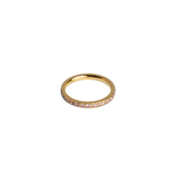 CRYSTAL RING SOFT BROWN