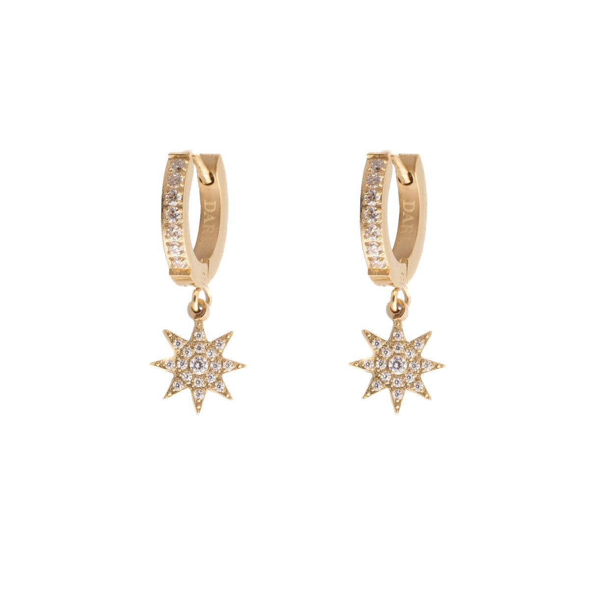 CRYSTAL STAR HOOPS