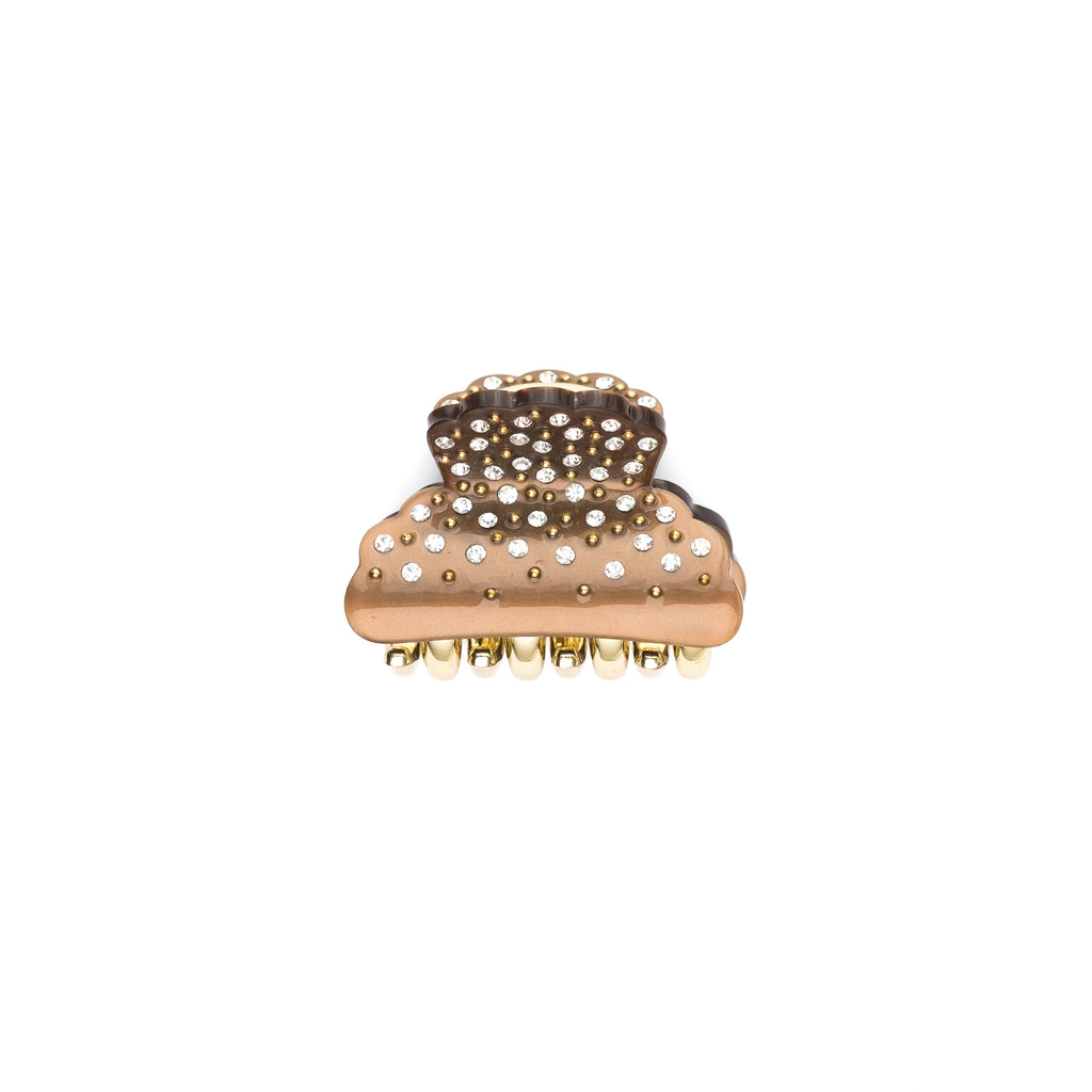 HAIR CLAW SMALL COGNAC HAIR CLAW SMALL COGNAC