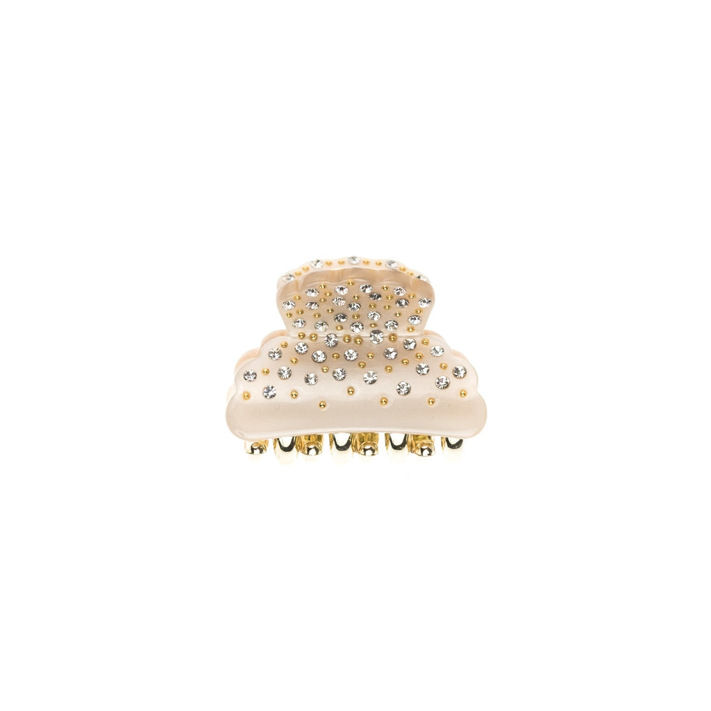 CRYSTAL HAIR CLAW SMALL SAND CRYSTAL HAIR CLAW SMALL SAND