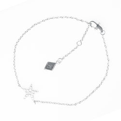 CRYSTAL STAR BRACELET SILVER CRYSTAL STAR BRACELET SILVER