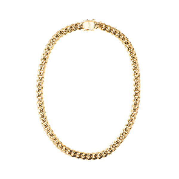 CUBAN CHAIN NECKLACE GOLD