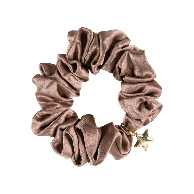 SILK SCRUNCHIE VINTAGE ROSE