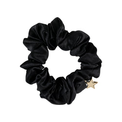 SILK SCRUNCHIE BLACK