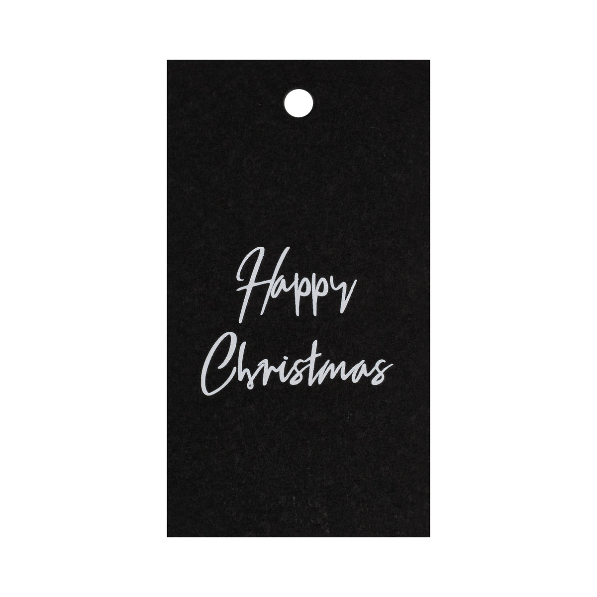 CHRISTMAS GIFT TAGS BLACK W/WHITE