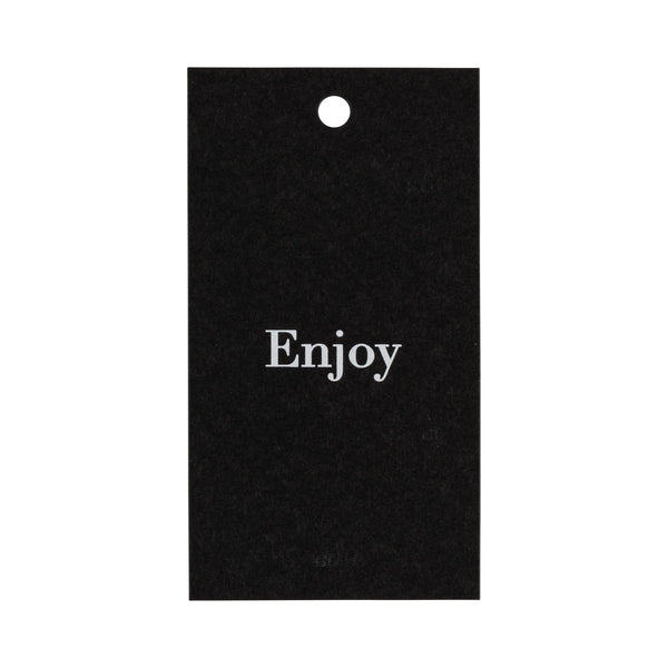 GIFT TAGS BLACK W/WHITE