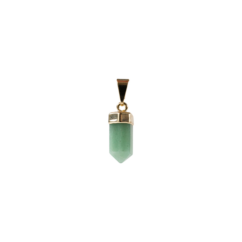 GREEN QUARTZ CHARM