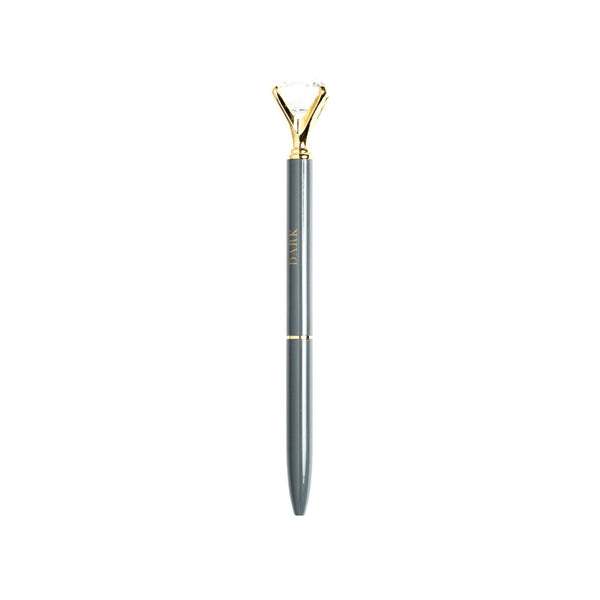 DIAMOND PEN DARK GREY W/GOLD