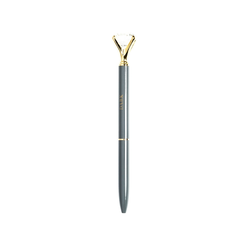 DIAMOND PEN DARK GREY W/GOLD