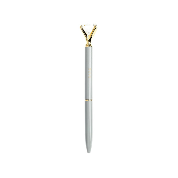 DIAMOND PEN LIGHT GREY W/GOLD