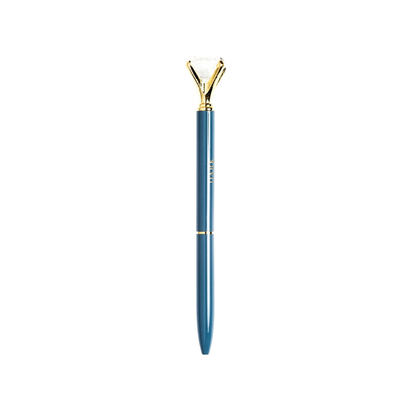 DIAMOND PEN STONE BLUE W/GOLD