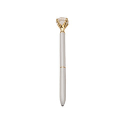 DIAMOND PEN WHITE W/GOLD