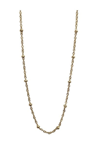DOT CHAIN NECKLACE GOLD 45 CM