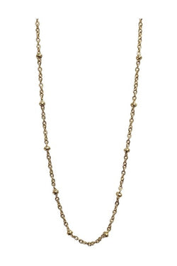 DOT CHAIN NECKLACE GOLD 55 CM