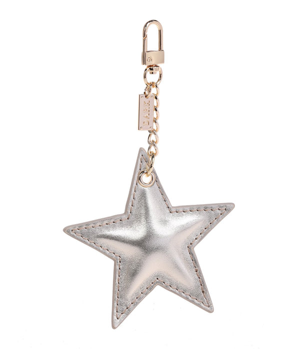 LEATHER STAR CHARM GOLD