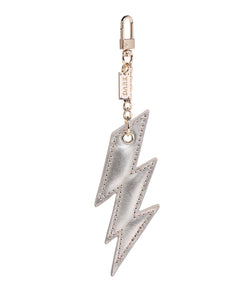 LEATHER LIGHTNING CHARM GOLD