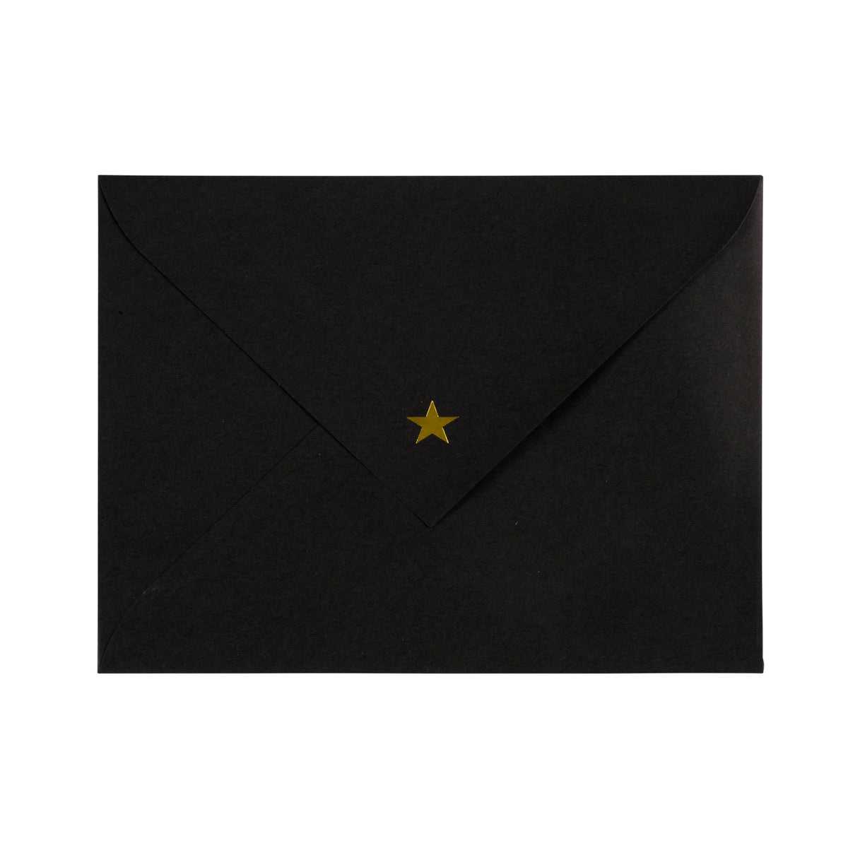 CARD "HO HO HO" BLACK W/GOLD