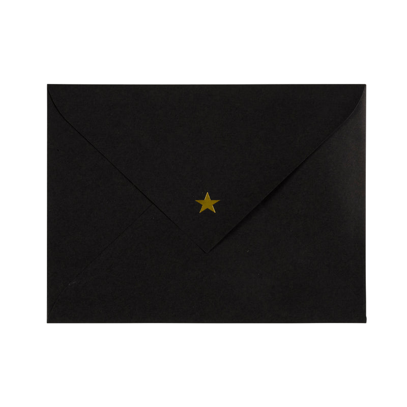 CARD "WITH LOVE" BLACK W/GOLD