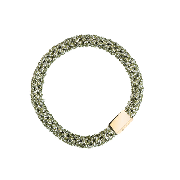 FAT HAIR TIE SPARKLED ARMY