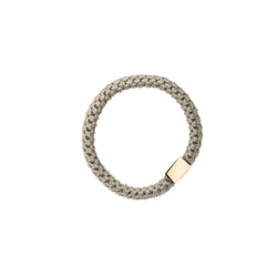 FAT HAIR TIE FADED ARMY W/GOLD