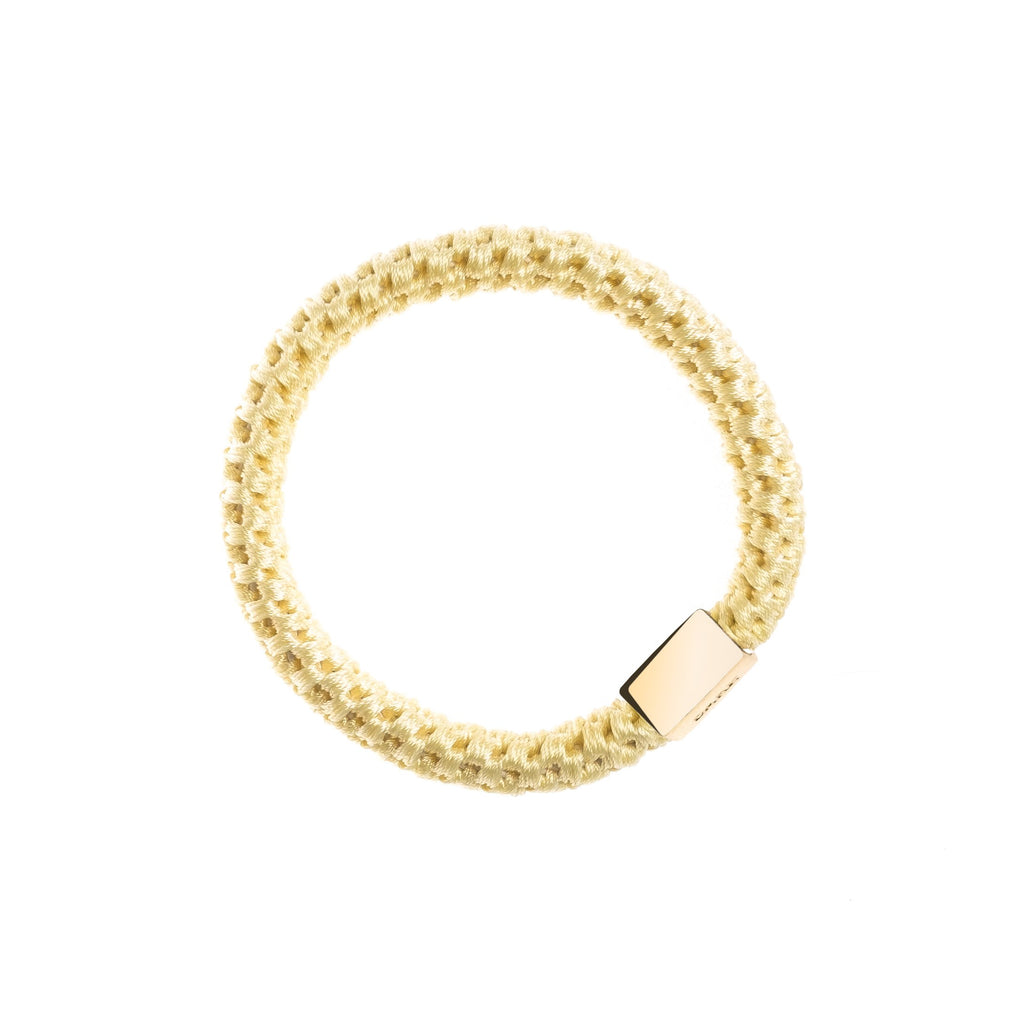 FAT HAIR TIE PALE YELLOW FAT HAIR TIE PALE YELLOW