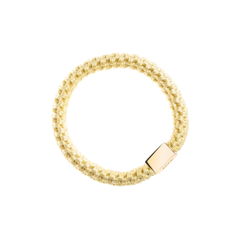 FAT HAIR TIE PALE YELLOW