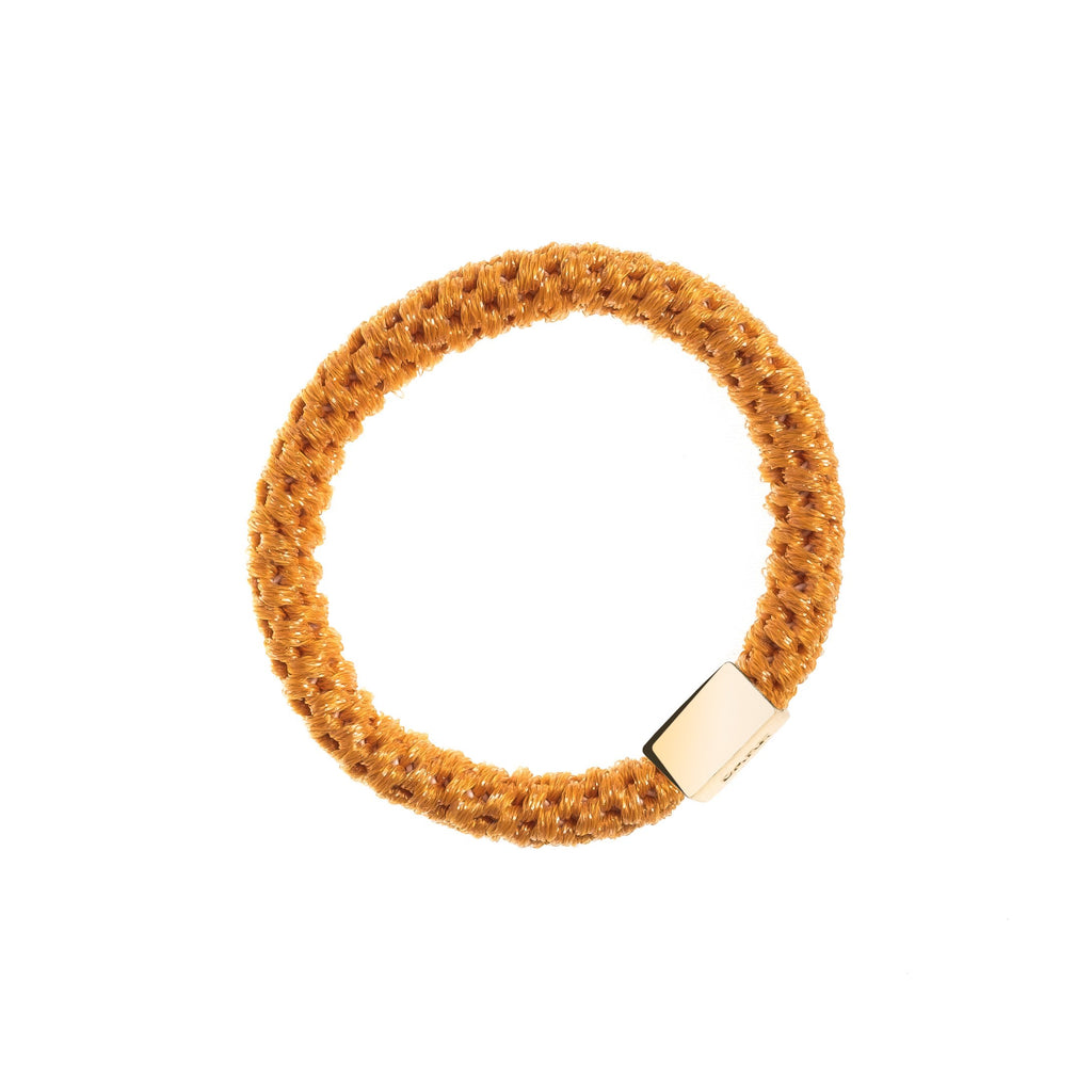 FAT HAIR TIE SPARKLED YELLOW FAT HAIR TIE SPARKLED YELLOW