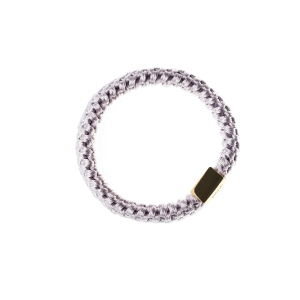 FAT HAIR TIE LAVENDER FROST W/GOLD