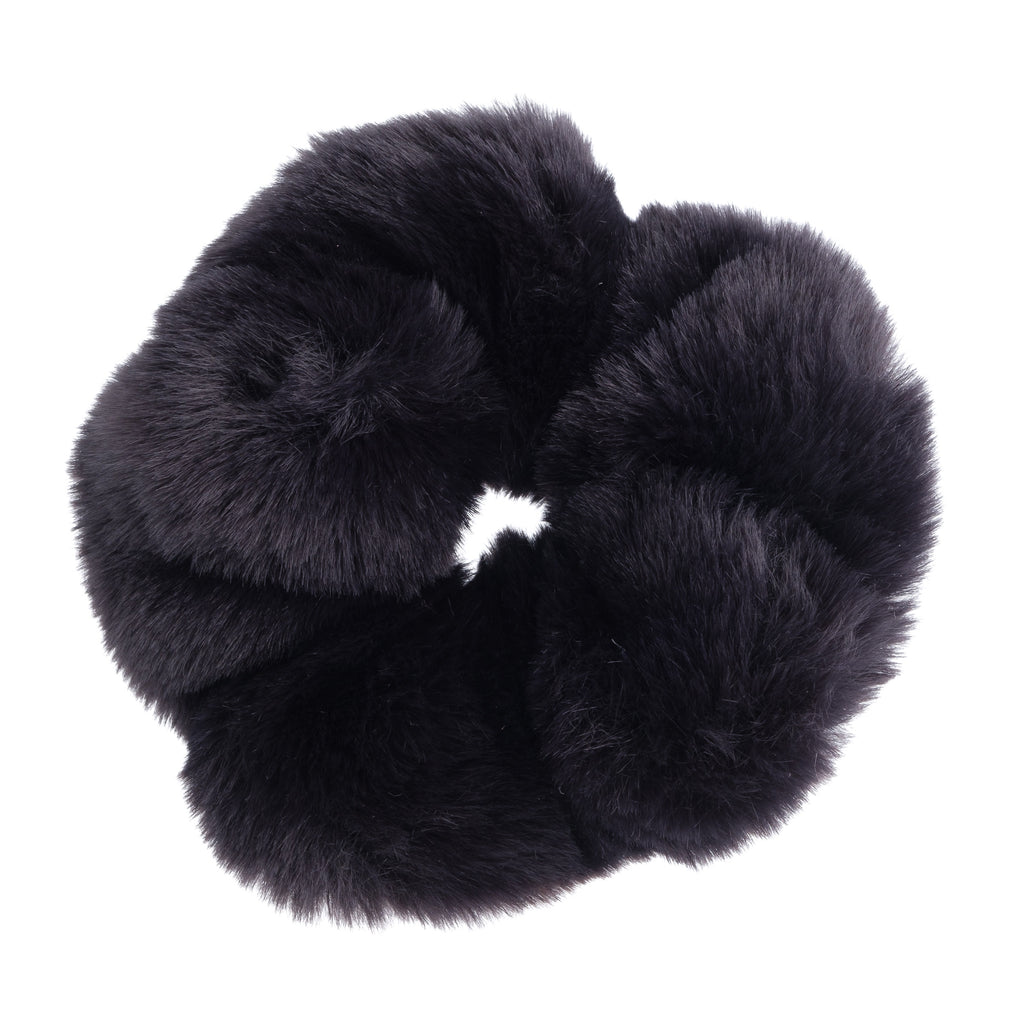 FAUX FUR SCRUNCHIE NAVY BLUE FAUX FUR SCRUNCHIE NAVY BLUE