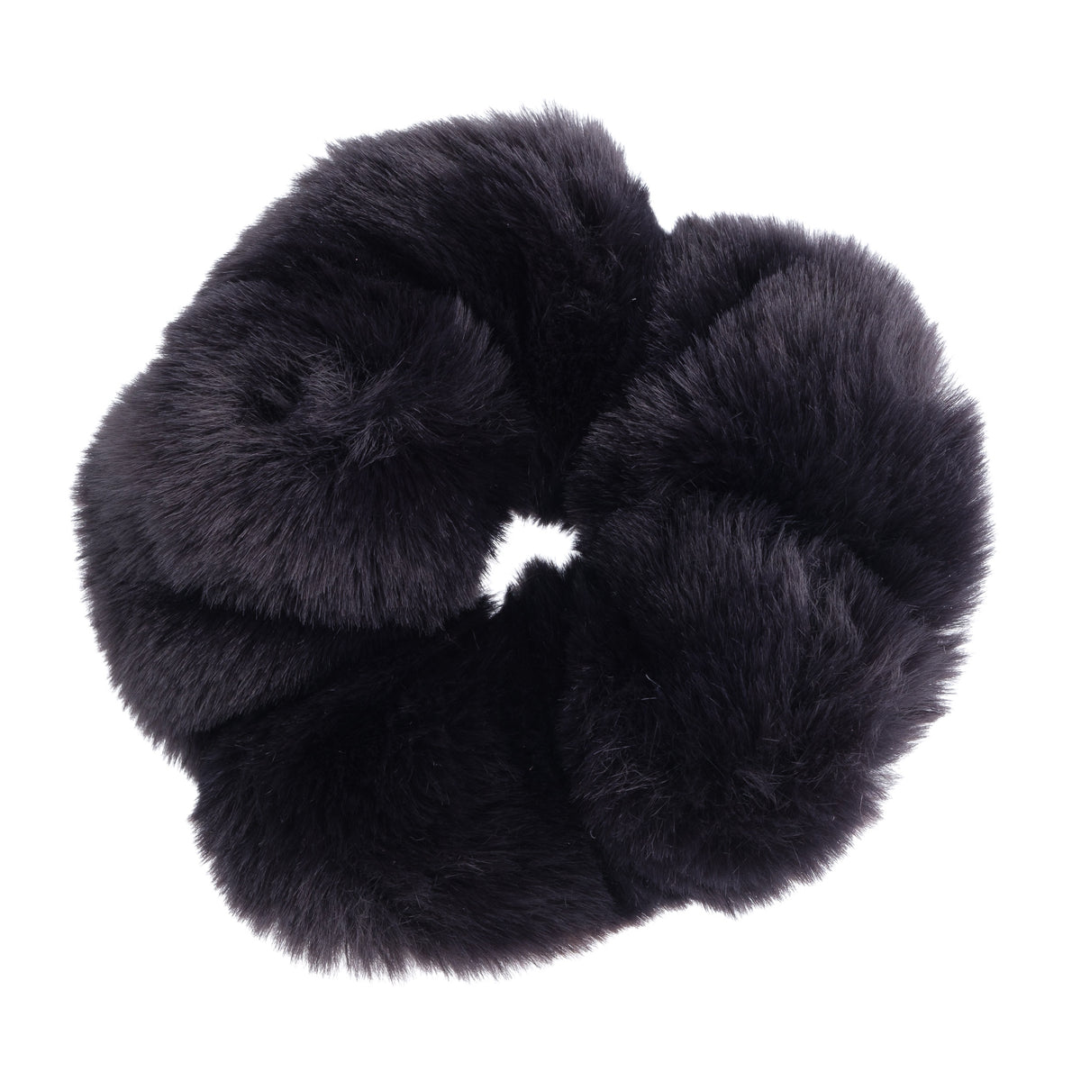 FAUX FUR SCRUNCHIE NAVY BLUE FAUX FUR SCRUNCHIE NAVY BLUE