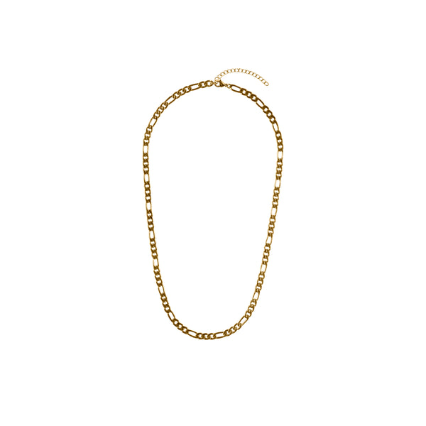 FIGARO NECKLACE EXTRA THIN GOLD 55 CM