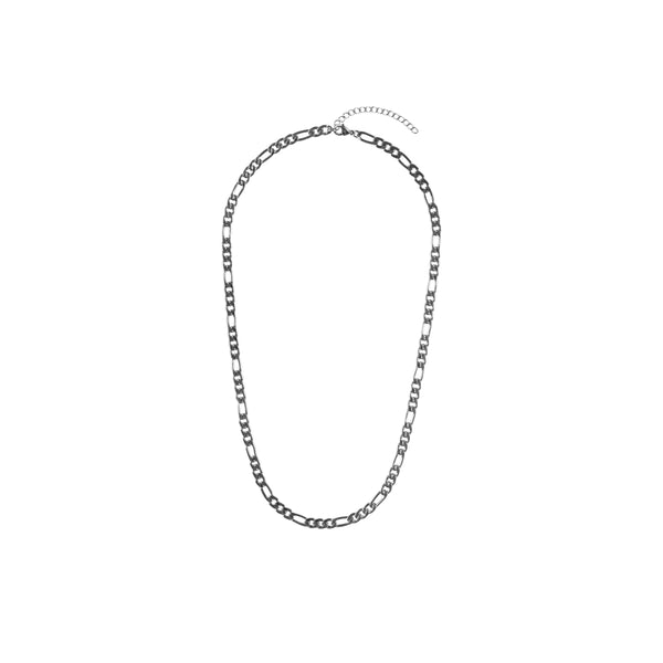 FIGARO NECKLACE EXTRA THIN SILVER 55 CM