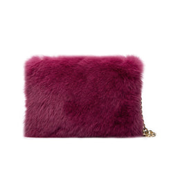 FOX FUR POUCH WILDBERRY