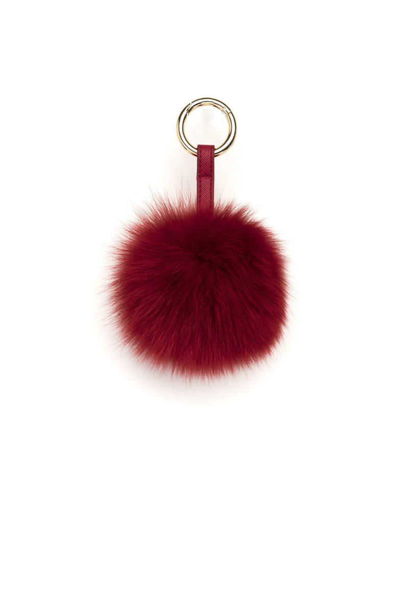 POM POM FOX RED