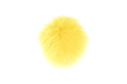 SHOE POM POM SUMMER YELLOW LARGE