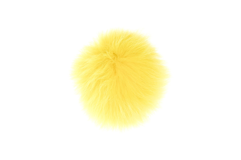 SHOE POM POM SUMMER YELLOW LARGE