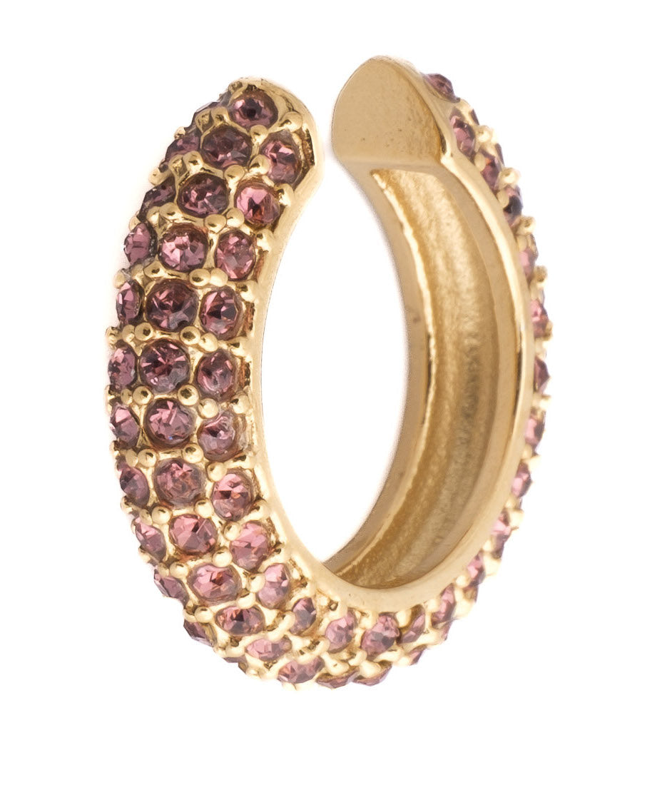 FULL BLING EAR CUFF DUSTY ROSE