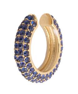 FULL BLING EAR CUFF NAVY BLUE