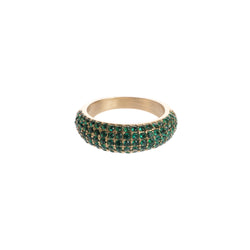 FULL BLING RING GREEN