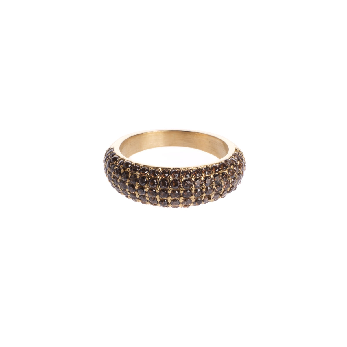 FULL BLING RING SOFT BROWN