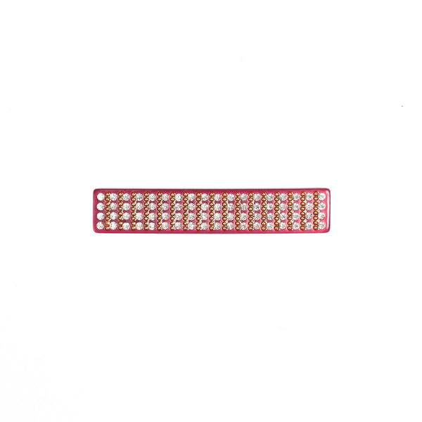 FULL CRYSTAL HAIR CLIP SMALL BERRY