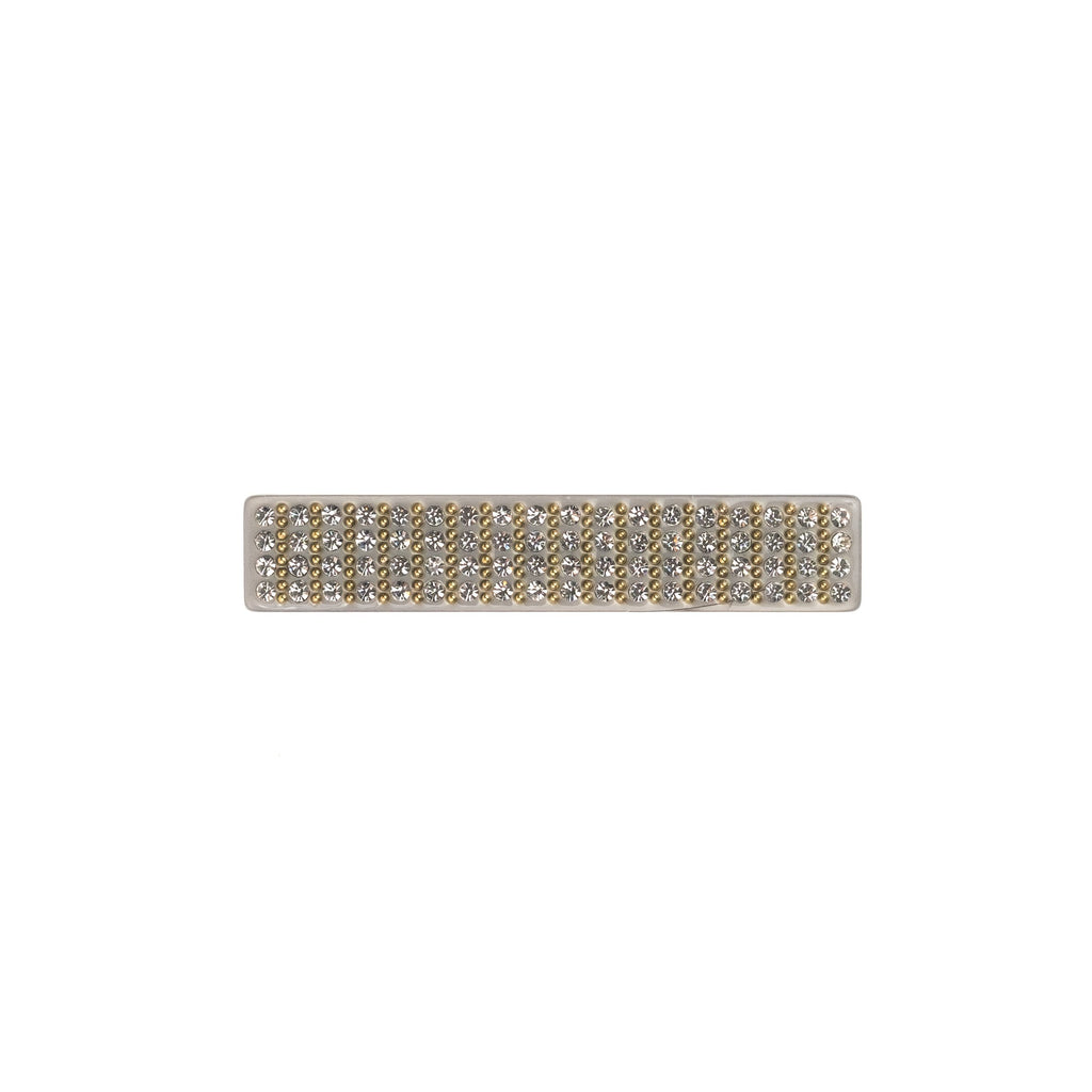 FULL CRYSTAL HAIR CLIP SMALL LIGHT GREY FULL CRYSTAL HAIR CLIP SMALL LIGHT GREY