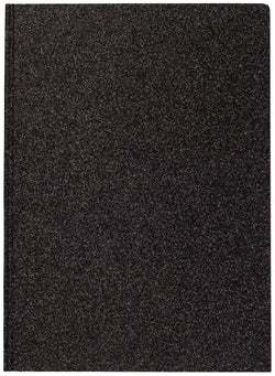 GLITTER NOTEBOOK A4 BLACK