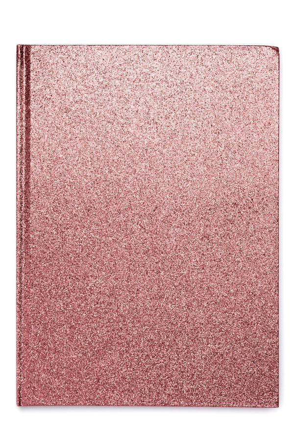 GLITTER NOTEBOOK A4 CANDY PINK