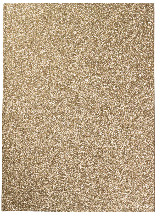 GLITTER NOTEBOOK A4 GOLD