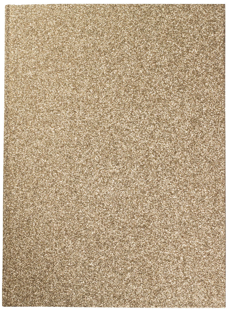 GLITTER NOTEBOOK A4 GOLD
