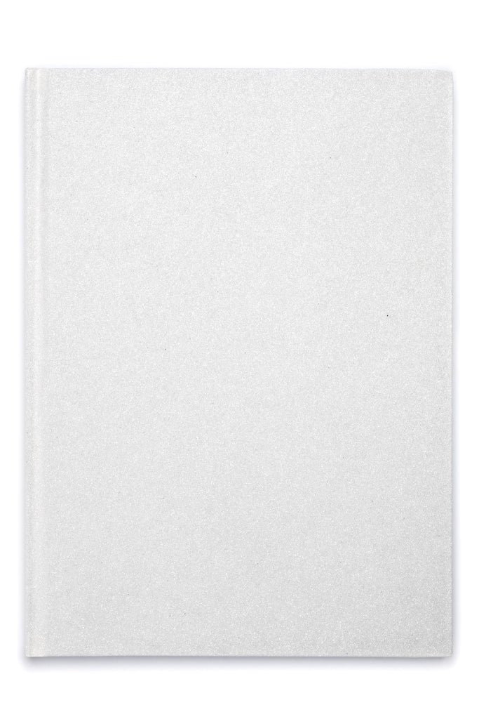 GLITTER NOTEBOOK A4 WHITE GLITTER NOTEBOOK A4 WHITE