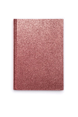 GLITTER NOTEBOOK A5 CANDY PINK