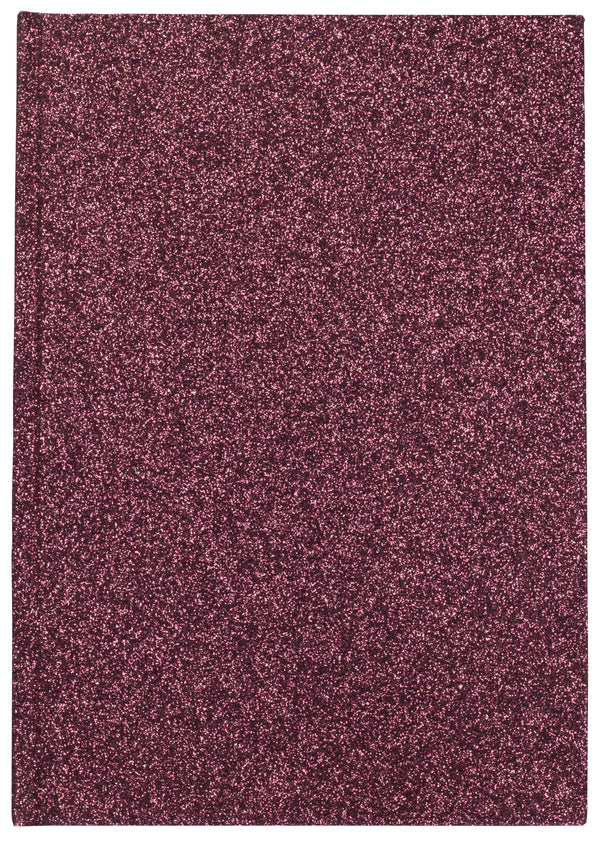 GLITTER NOTEBOOK A5 WINE